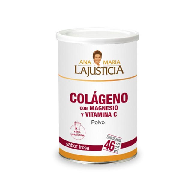 Colágeno, magnesio, vitamina C sabor fresa 350g Ana María Lajusticia