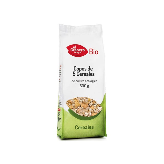 Copos de 5 Cereales 500g El Granero Integral
