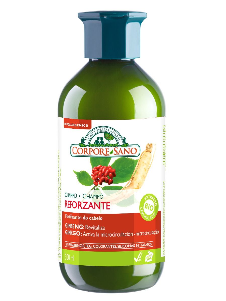 Champú Reforzante con Ginseng 300ml Corpore Sano