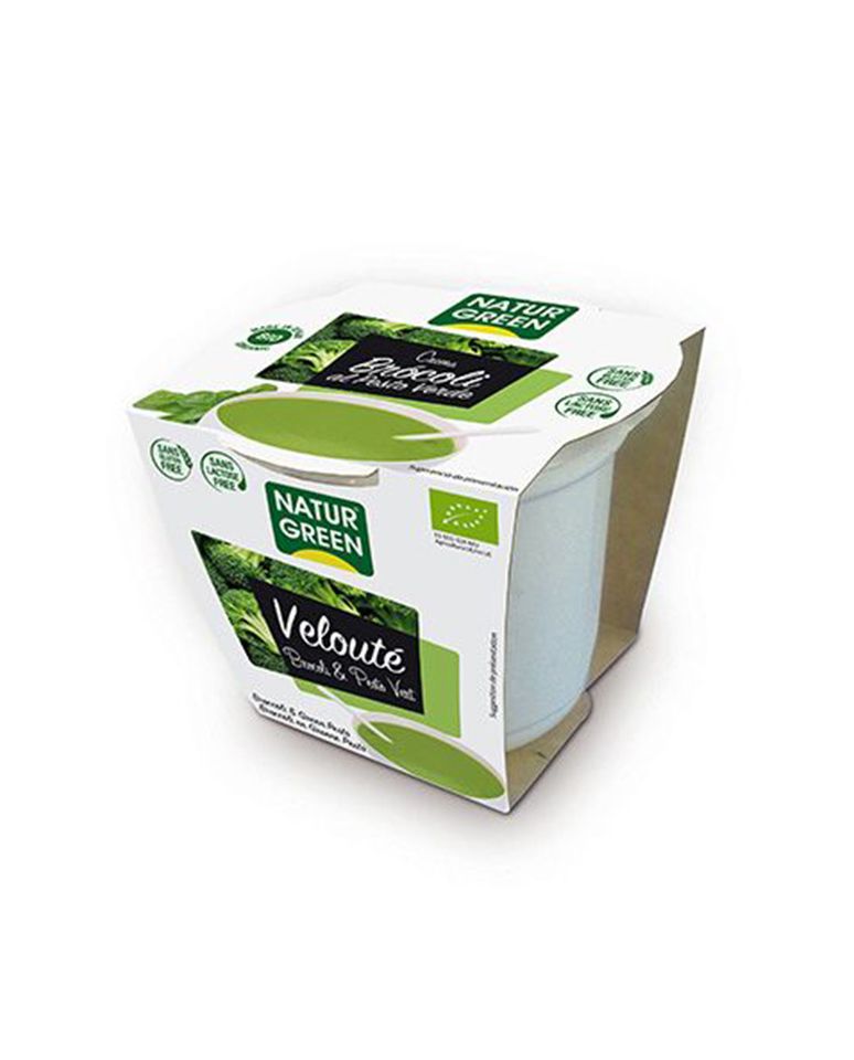 Crema de brócoli al pesto verde 310g Naturgreen
