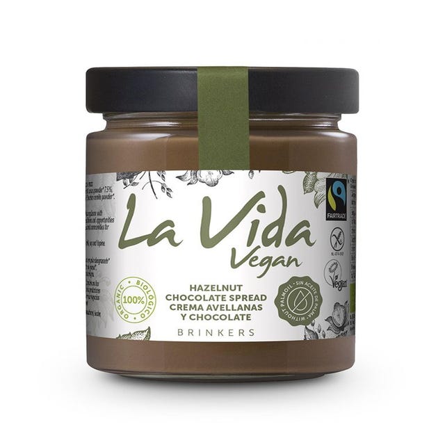 Crema de chocolate con avellanas vegana 270g La Vida Vegan