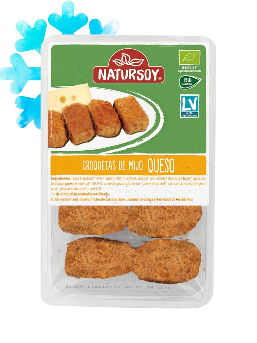 Croquetas de Mijo y Queso 220g Natursoy