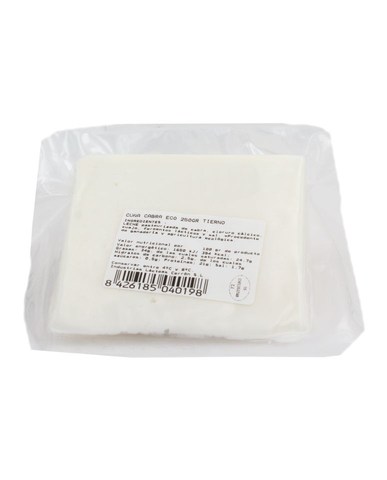 Queso de cabra tierno en cuña 250g Cerrón