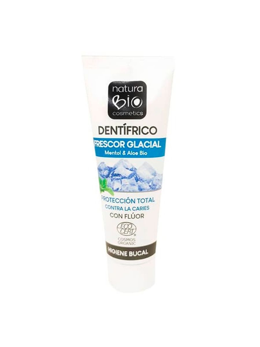 Dentífrico Frescor Glacial con Menta 75ml Naturabio