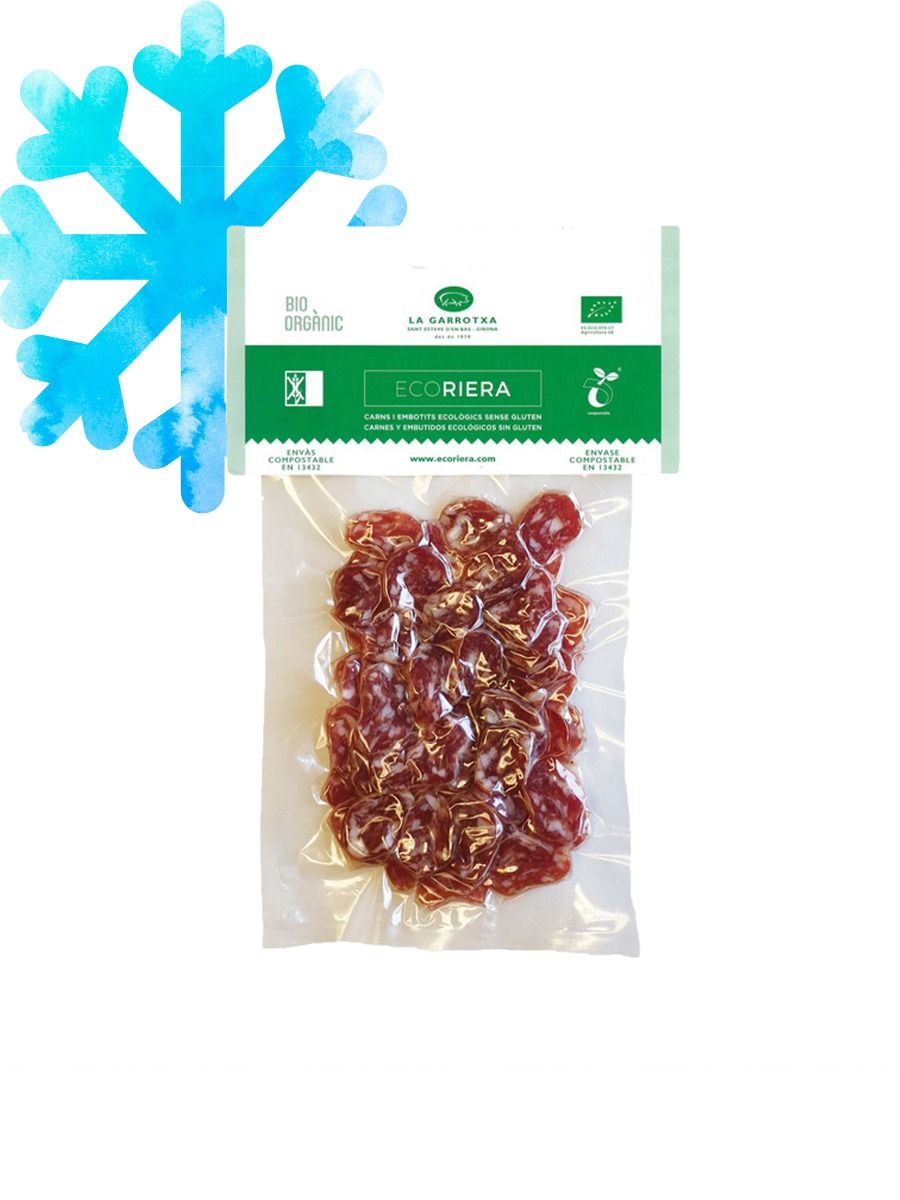 Fuet Extra en Lonchas sin Gluten Ecológico 100g Ecoriera