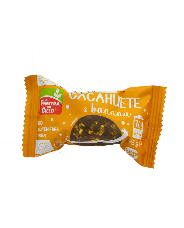 Energy ball de cacahuete y plátano 25g La Finestra Sul Cielo