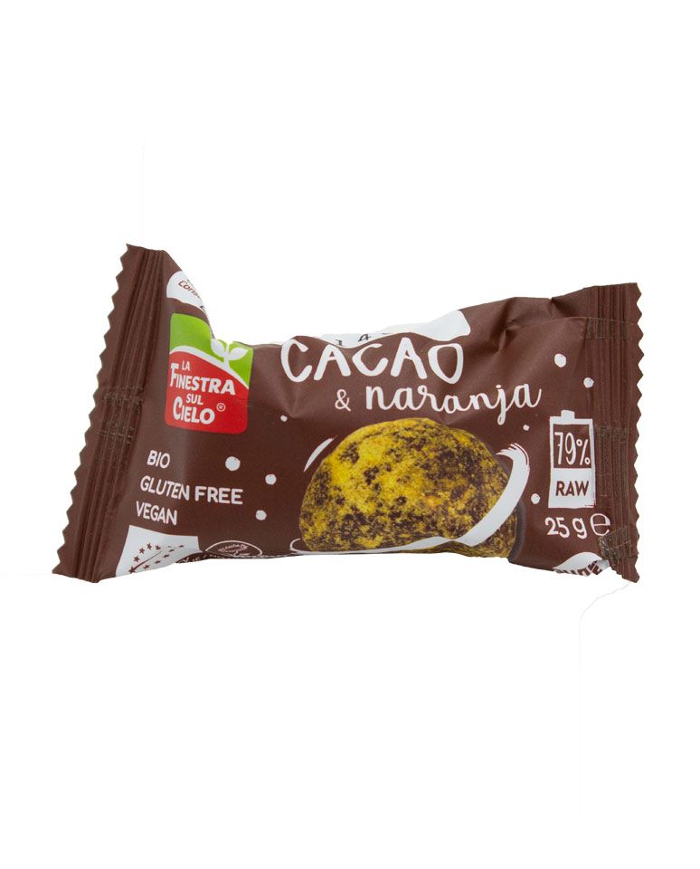 Energy ball de cacao y naranja 25g La Finestra Sul Cielo