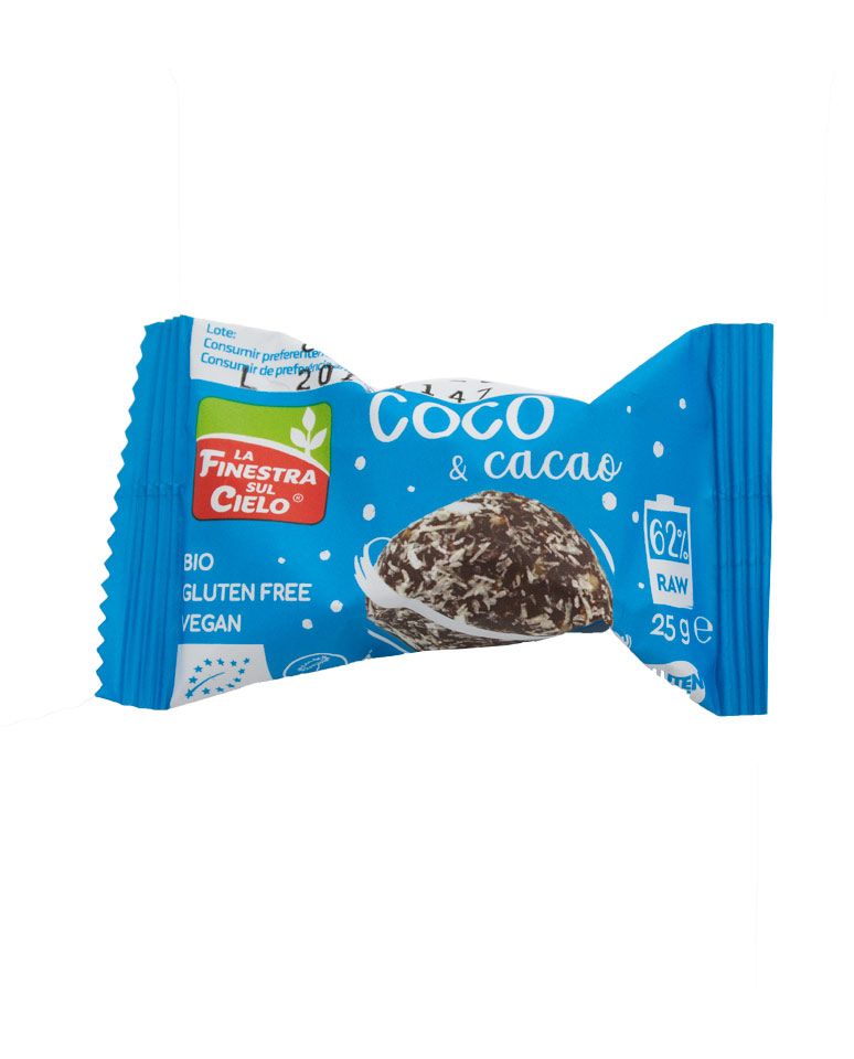 Energy ball de coco y cacao 25g La Finestra Sul Cielo