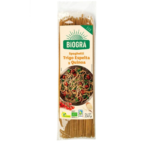 Espagueti de Espelta y Quinoa 250g Biográ