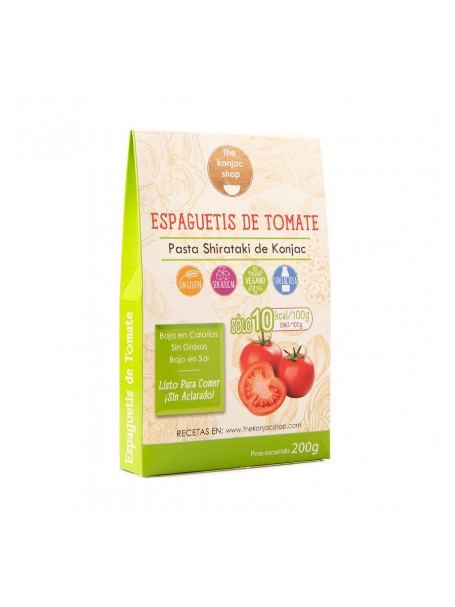 ESPAGUETIS KONJAC TOMATE 200 G.