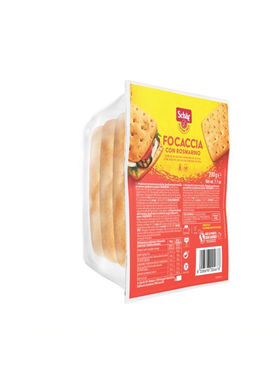 Focaccia de rosmarino 200g Schär