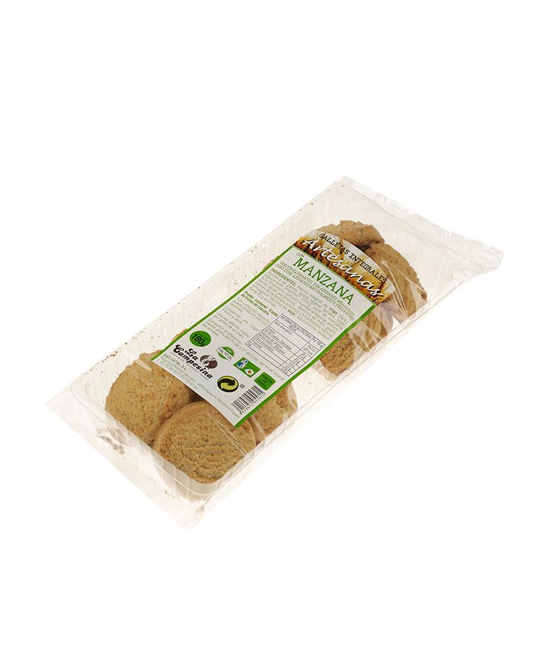 Galletas artesanas integrales de manzana 180g La Campesina
