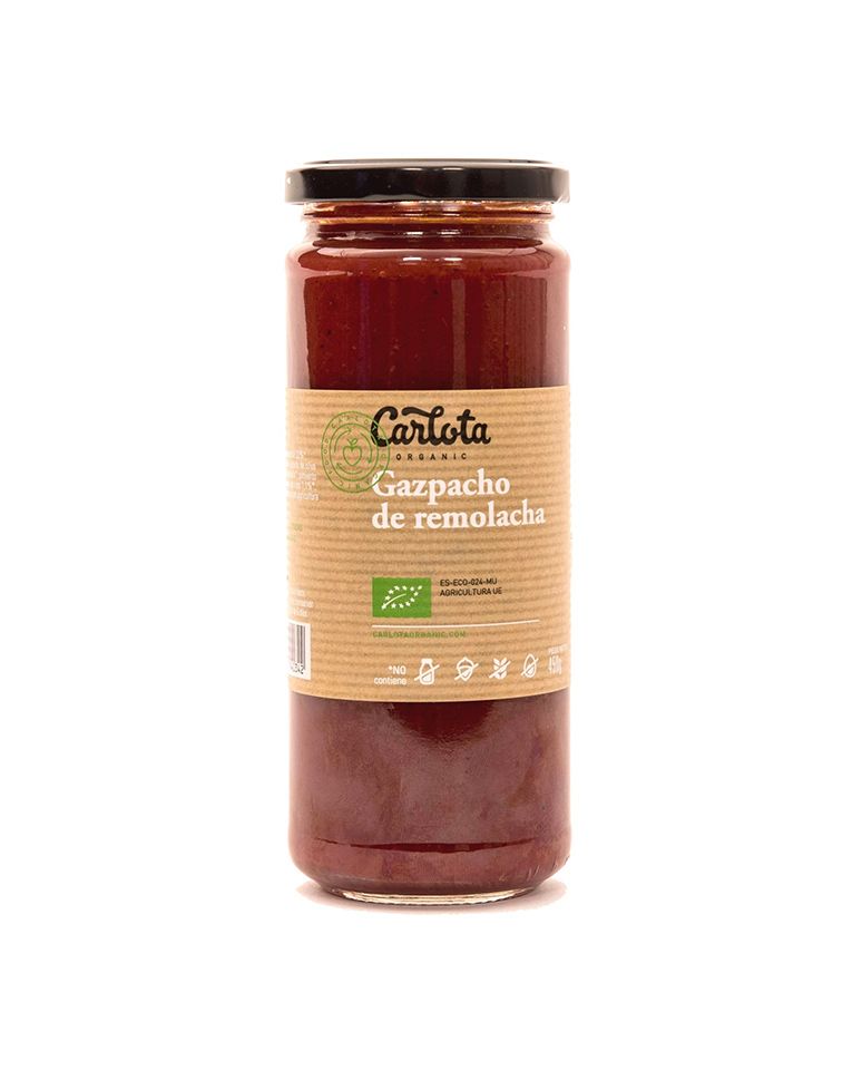 Gazpacho de remolacha 450g Carlota Organic