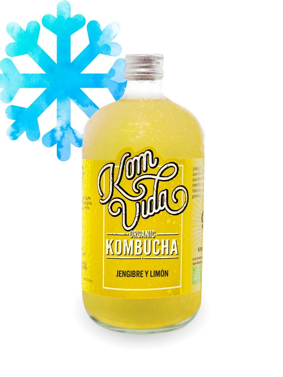 Kombucha Gingervida 750ml Komvida Herbolario Navarro