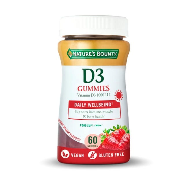 Vitamina D3 en Gominolas 60ud Nature'S Bounty