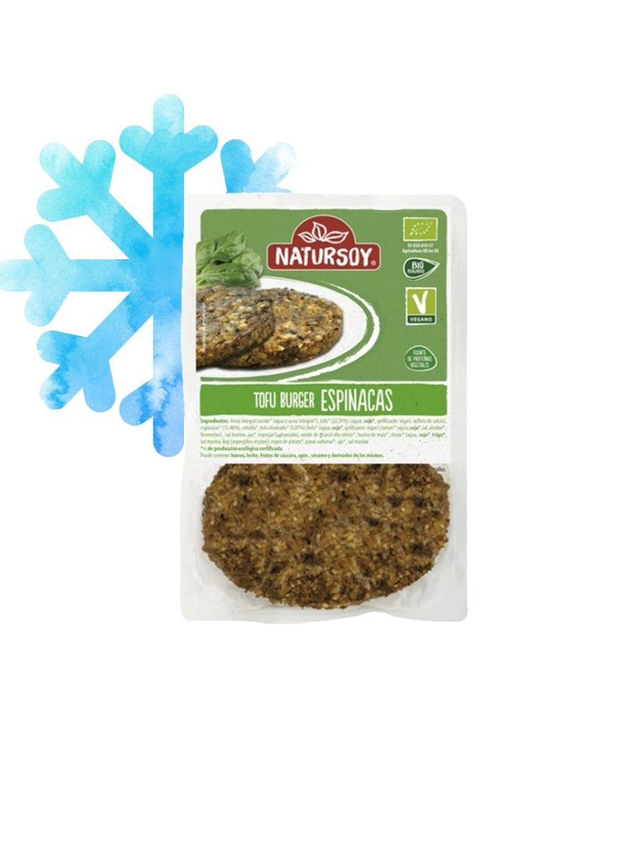 Hamburguesa de Tofu y Espinacas 160g Natursoy