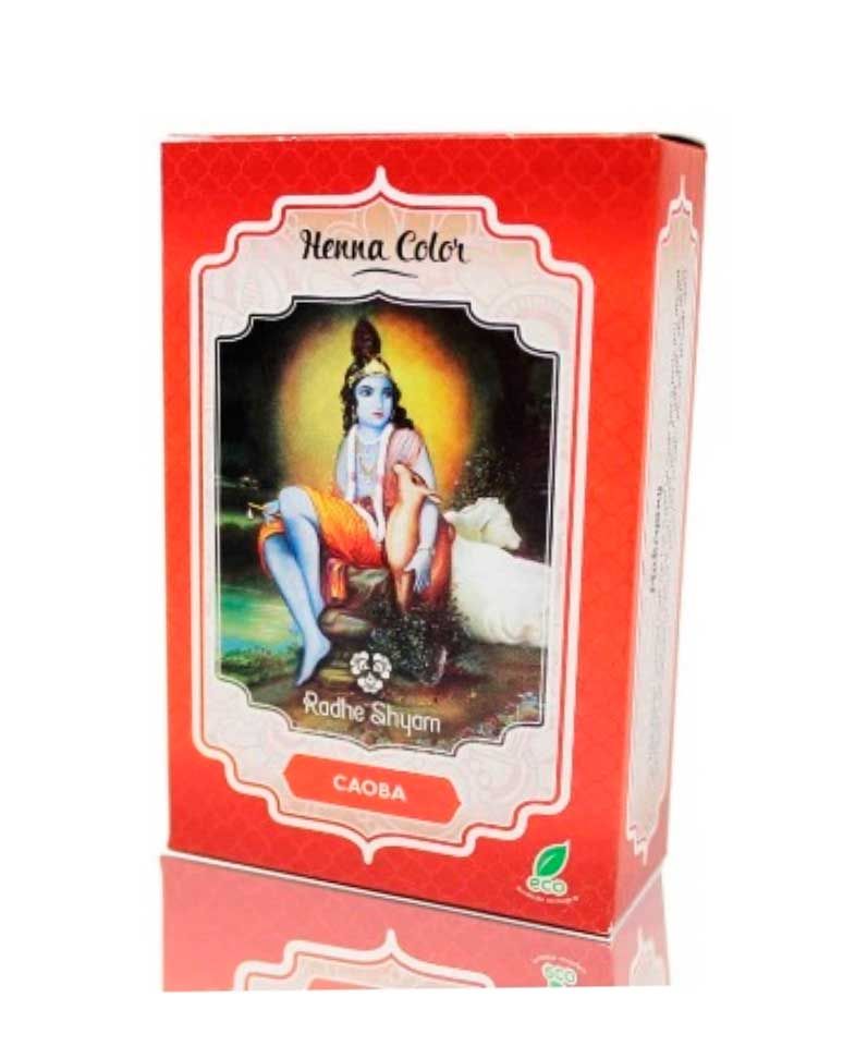 Henna color Caoba en polvo 100g Radhe Shyam