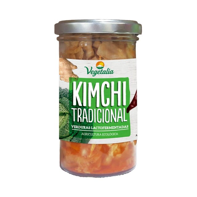 Kimchi verduras lactofermentadas tradicional 285g Vegetalia