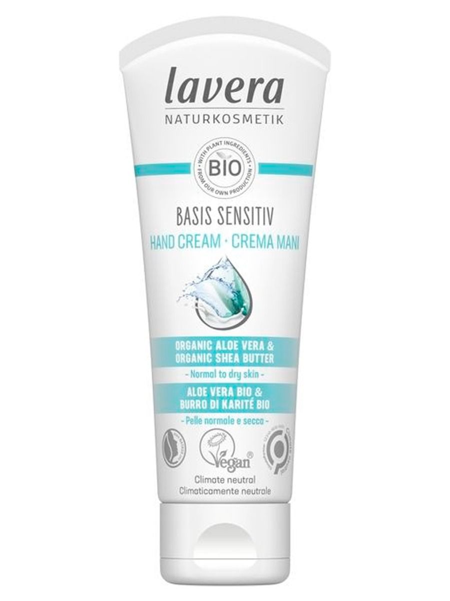Crema de Manos con Aloe Vera y Manteca de Karité 75ml Lavera