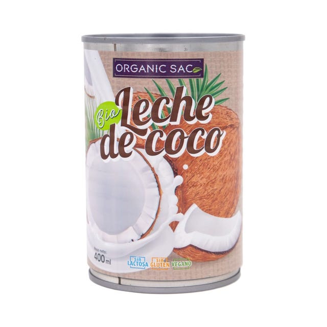 Leche de Coco Bio 400ml Organic Sac