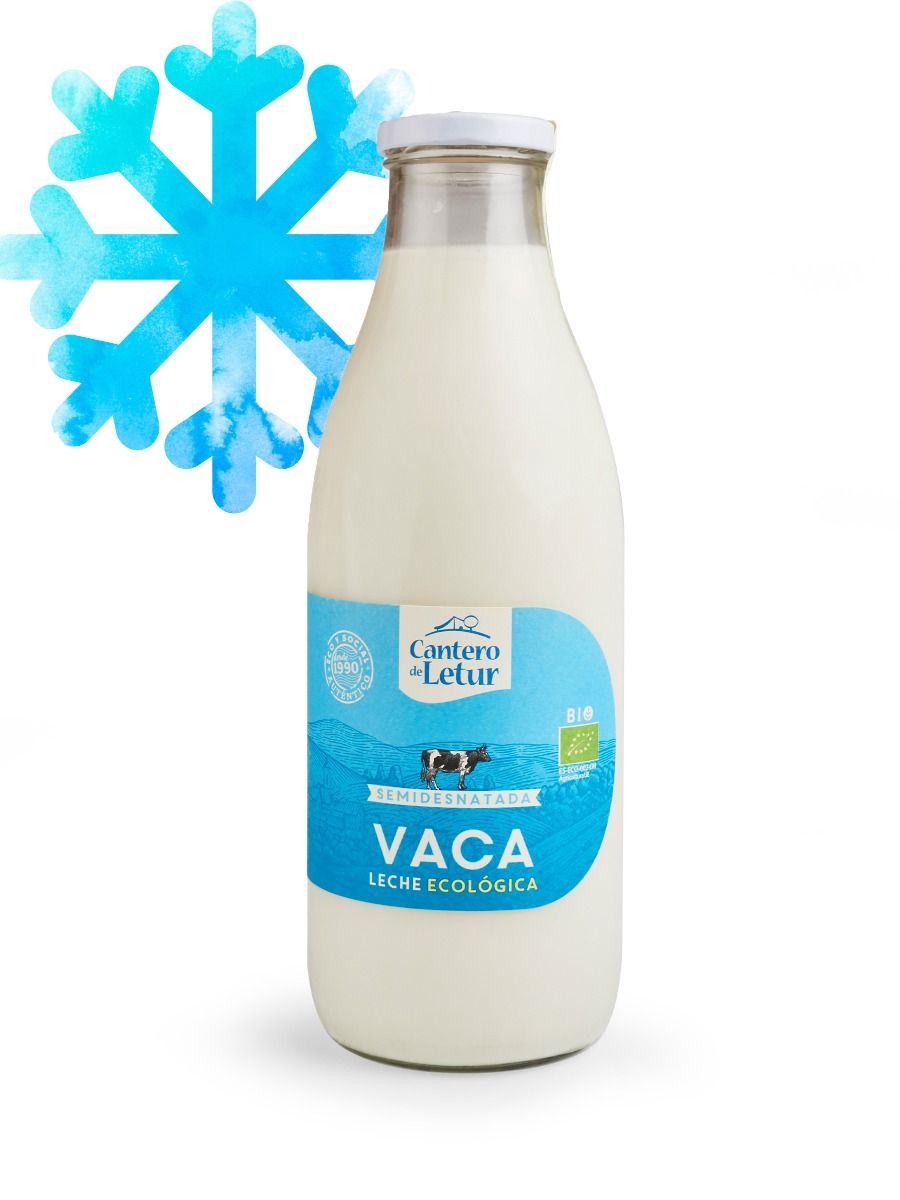 Leche Pasteurizada de Vaca Semidesnatada 1L El Cantero De Letur