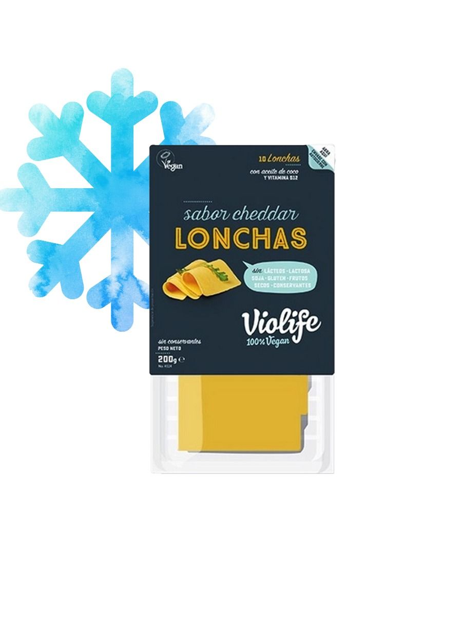 Lonchas Veganas Sabor Cheddar 200g Violife