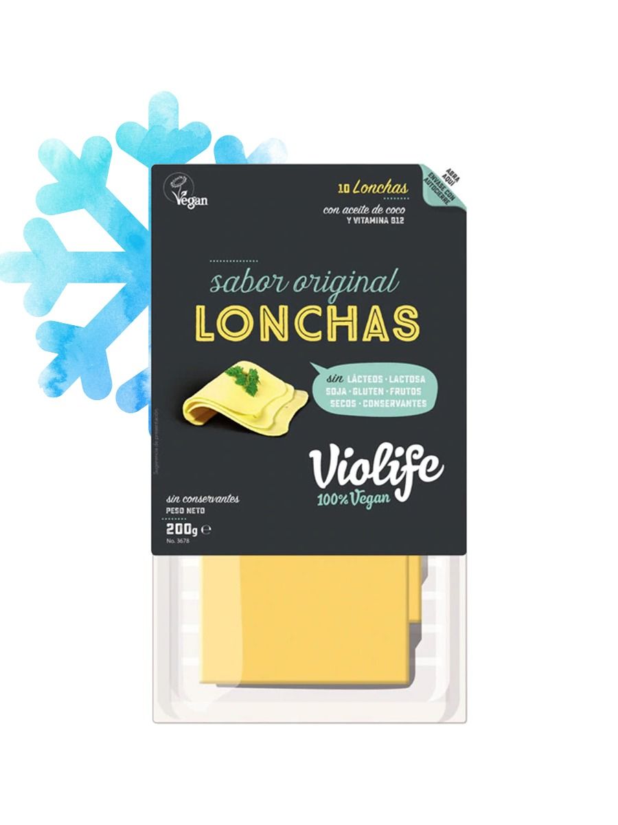 Lonchas Veganas Veganas Sabor Queso Original 200g Violife