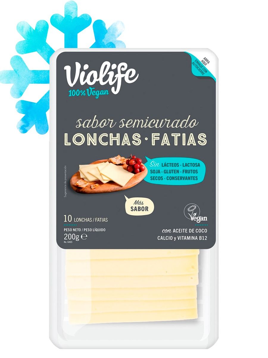 Lonchas Veganas Estilo Semicurado 200g Violife