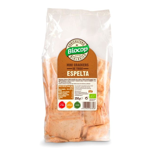 Mini Crackers de Trigo Espelta 250g Biocop