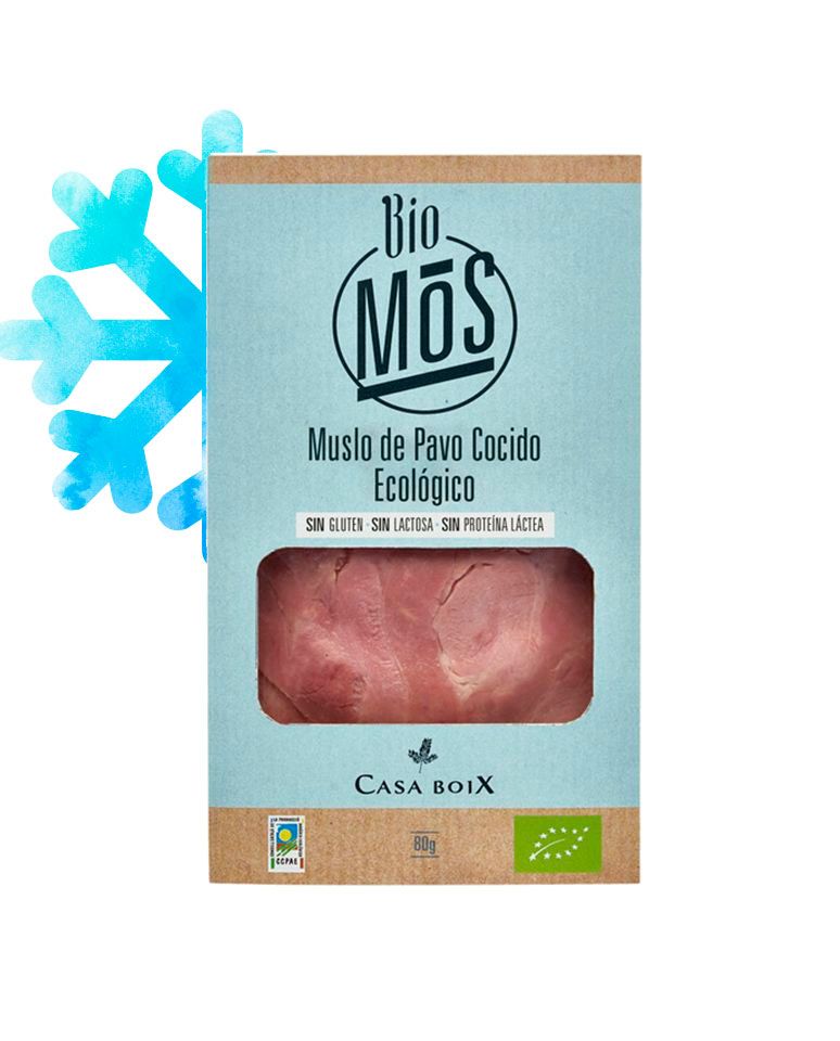 Muslo de pavo cocido 80g Bio-Mos