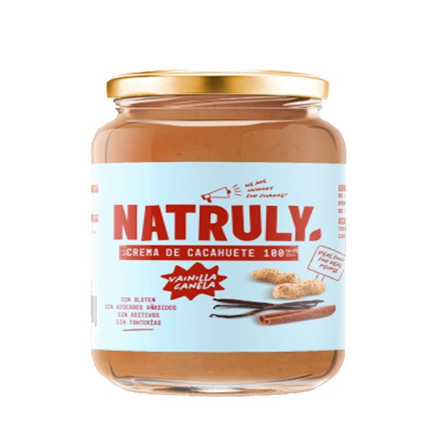 Crema de Cacahuete Vainilla - Canela 500g Natruly