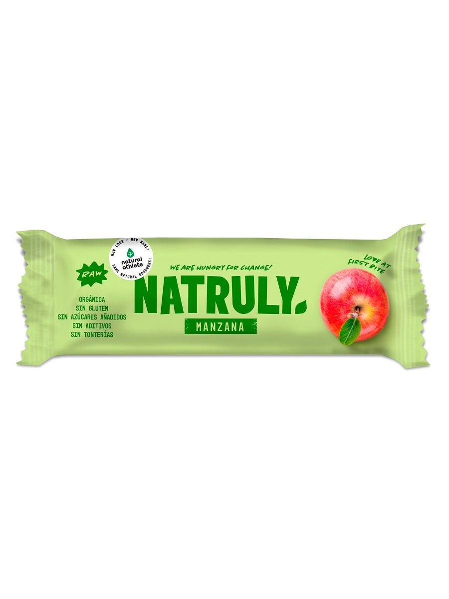 Barrita Raw de Manzana 40g Natruly