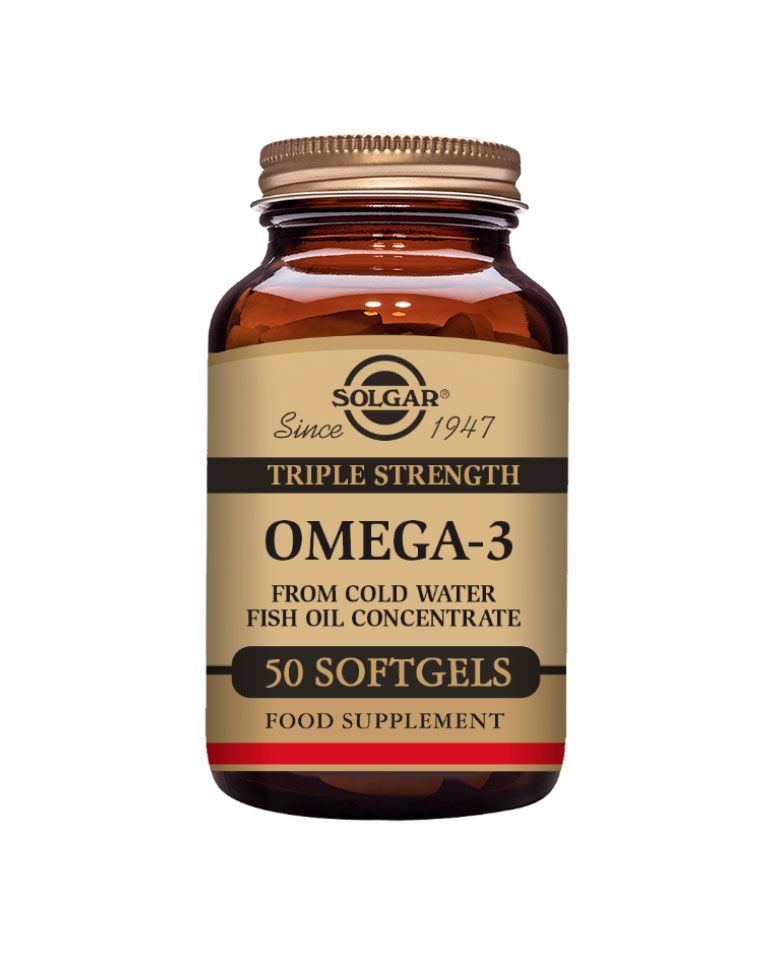 Omega-3 Triple Concentración 50 cápsulas Solgar