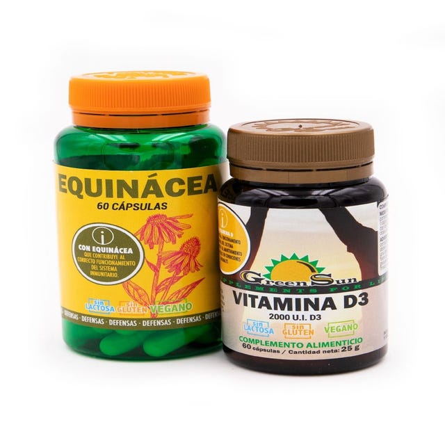 Pack Equinácea y Vitamina D3 Herbolario Navarro
