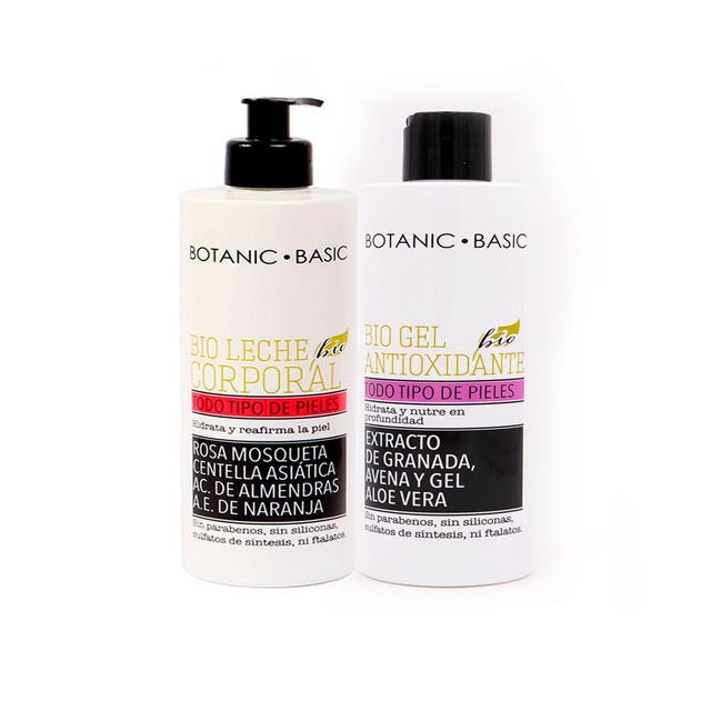 Pack Gel de Baño Antioxidante y Leche Corporal Botanic Basic