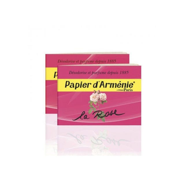 Papel de Armenia rosa 26 hojas Papier D'Arménie