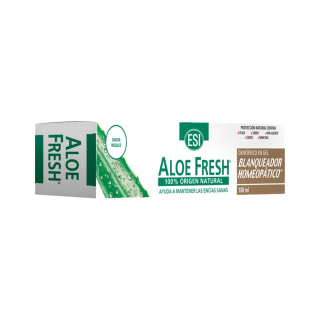 Pasta Dentífrica de Aloe Fresh Homeopatía Blanqueadora 100ml Esi