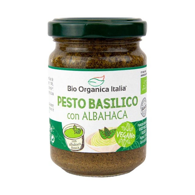 Pesto Verde de Albahaca 140g Bio Orgánica Italia