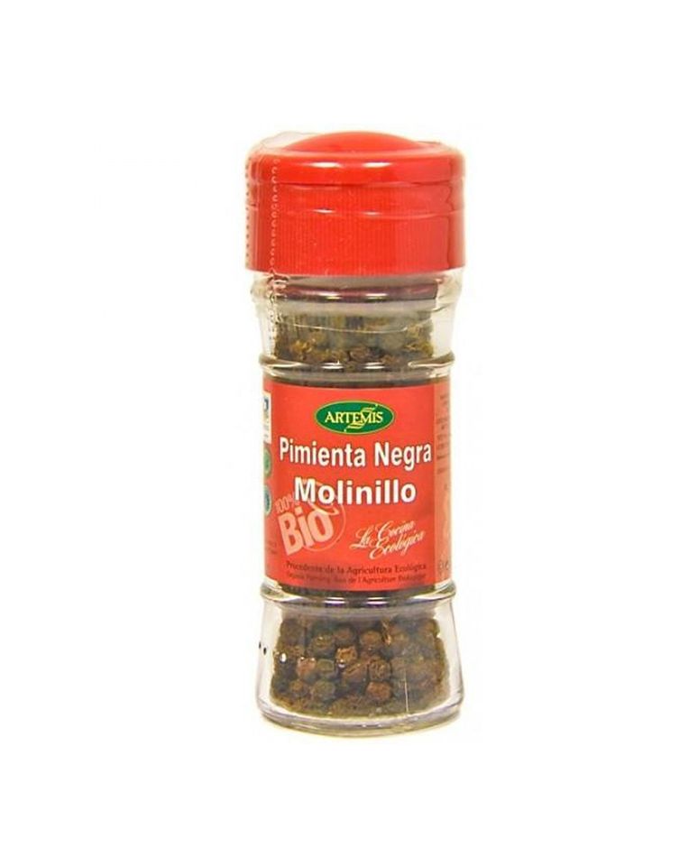 Pimienta negra en molinillo 40g Artemis Bio
