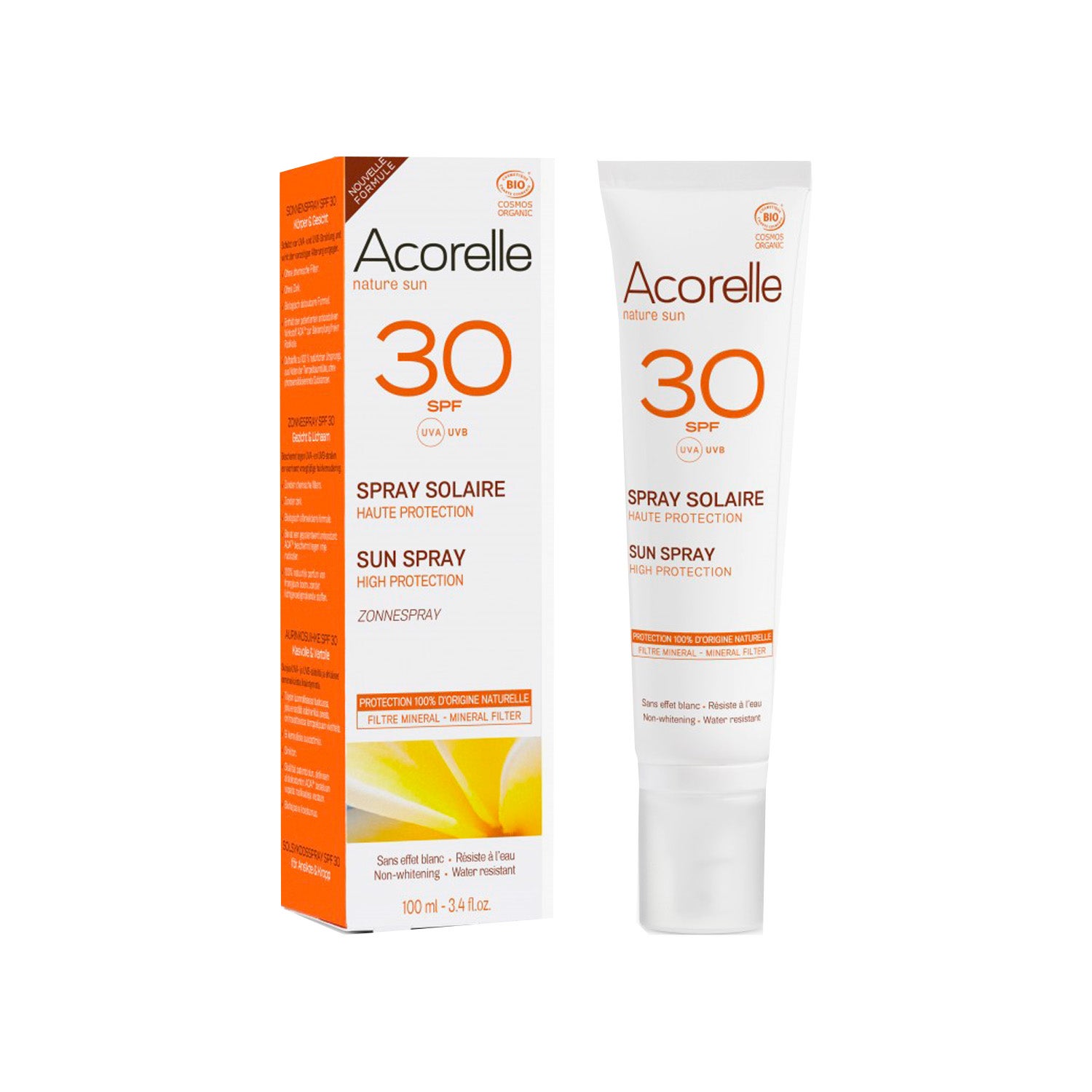 Protector Solar Spray SPF30 100ml Acorelle