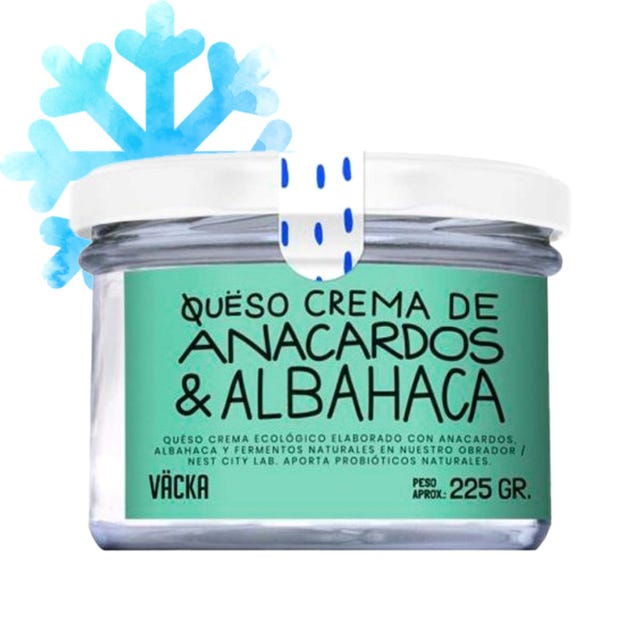 Crema de Anacardos & Albahaca 150g Väcka