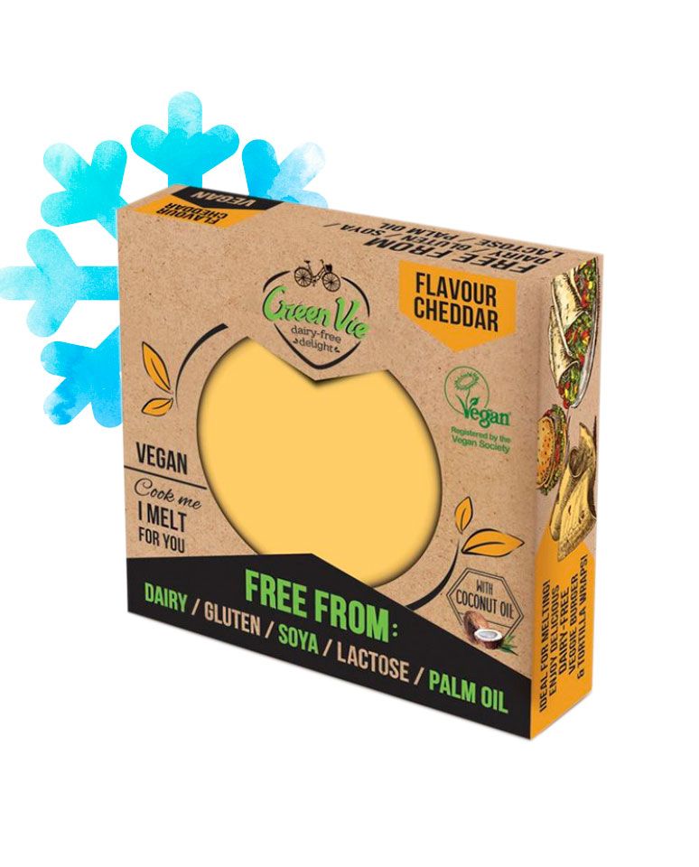 Bloque Vegano con Sabor Queso Cheddar 250g Green Vie