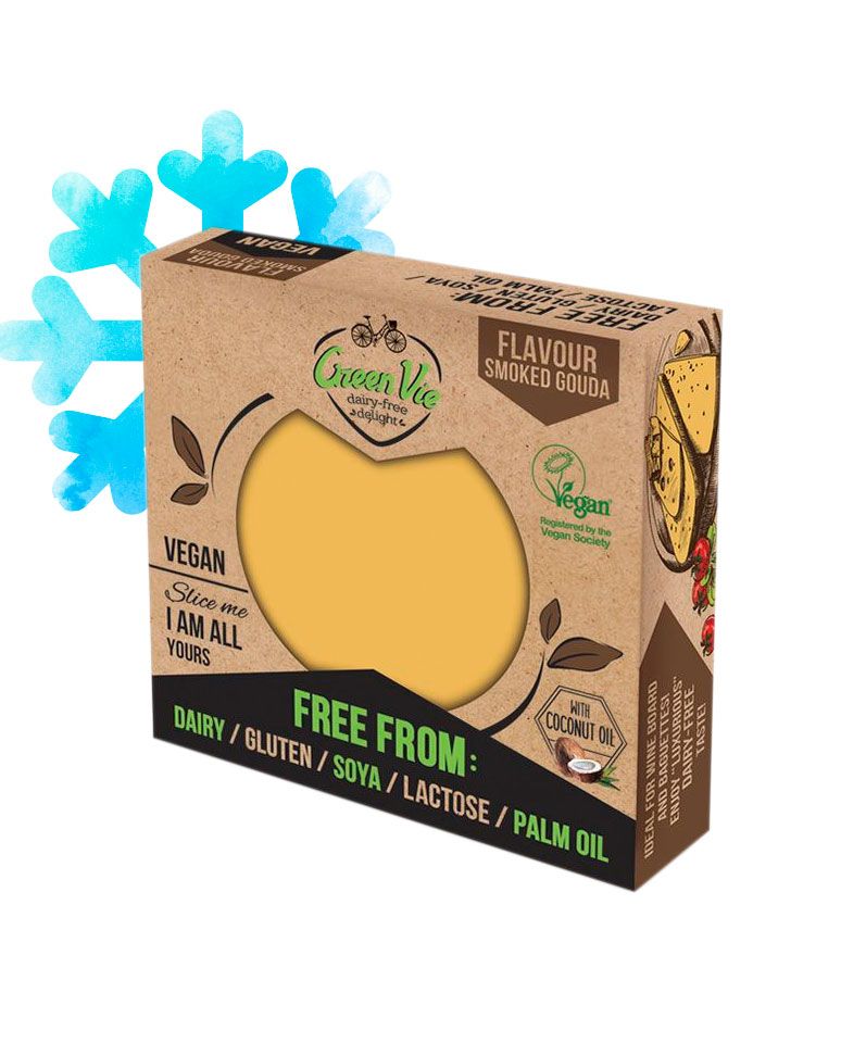 Bloque Vegano sabor Queso Gouda ahumado 250g Green Vie