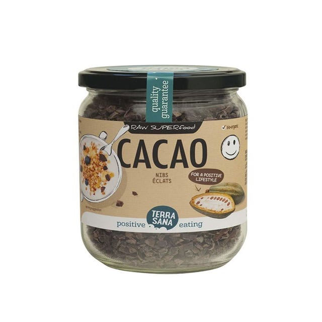 Raw virutas de cacao 230g Terrasana