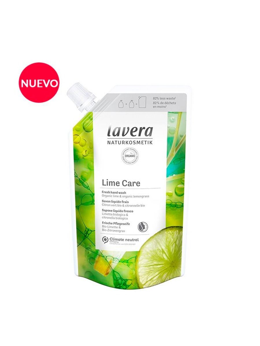Recarga Jabón De Manos Lima Fresca 500ml Lavera