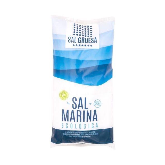 Sal marina gruesa 1kg Bio Cesta