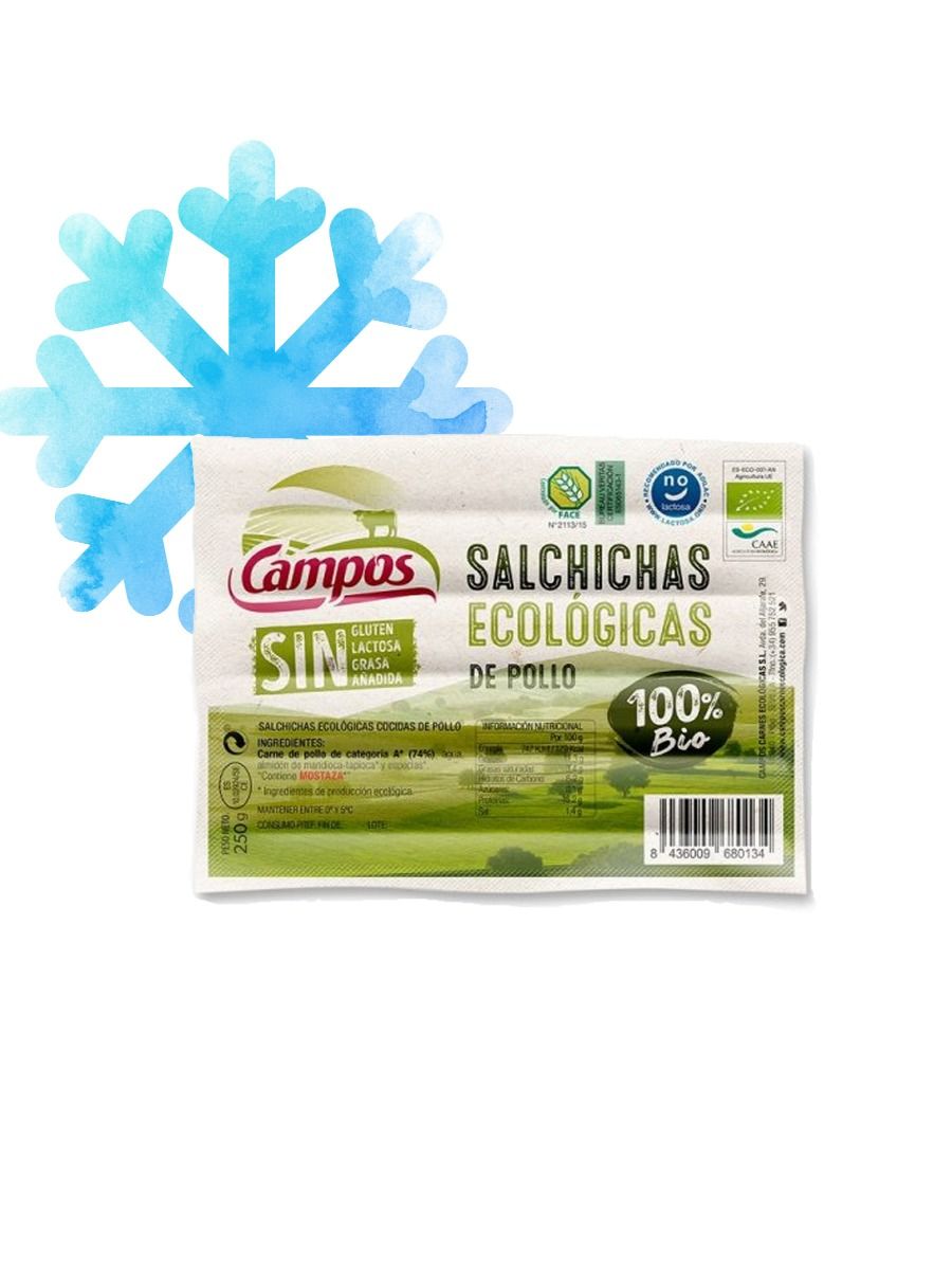 Salchichas Frankfurt de Pollo 250g Campos