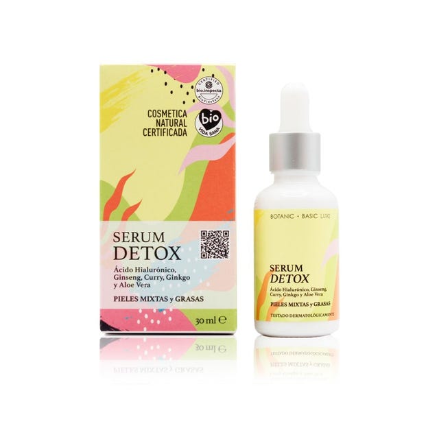 Serum Facial Detox 30ml Botanic Basic Luxe