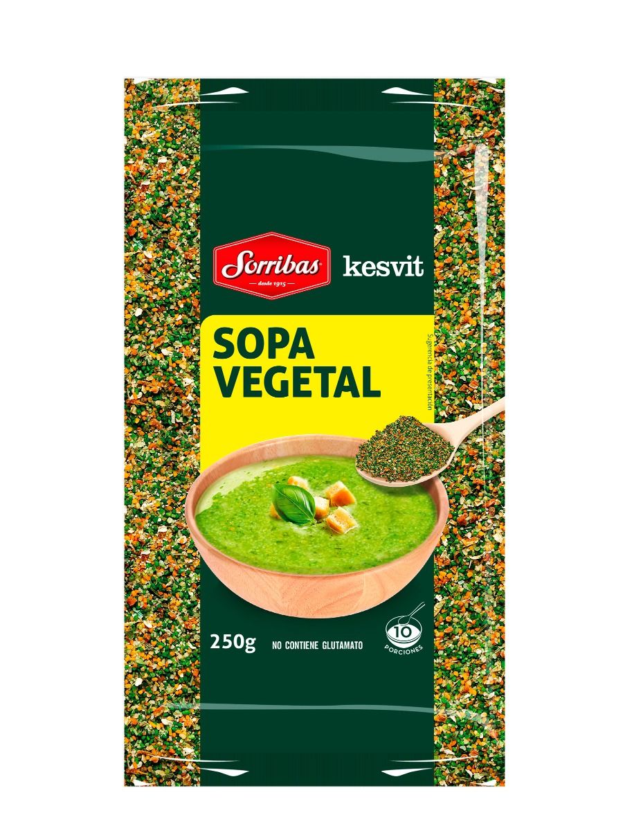 Sopa Kesvit de sémola y verduras 250g Sorribas