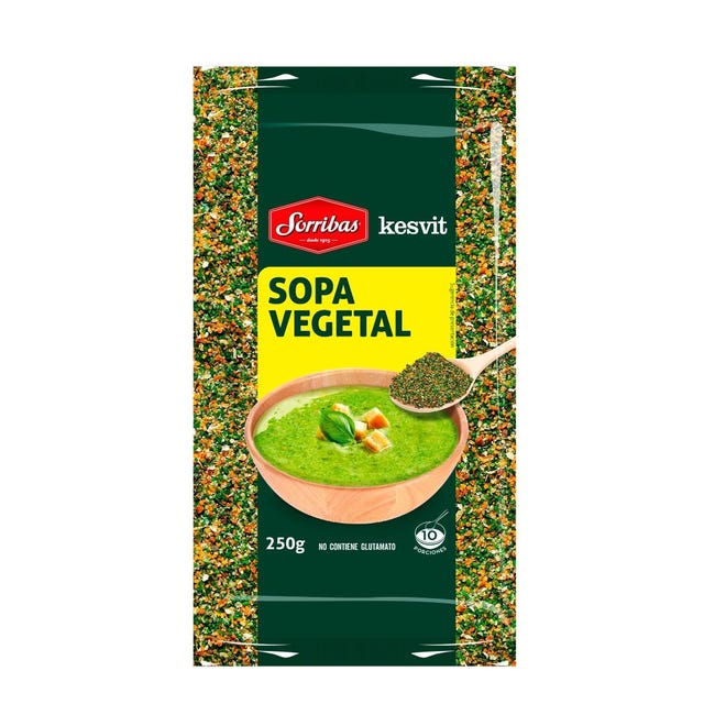 Sopa Kesvit de sémola y verduras 250g Sorribas